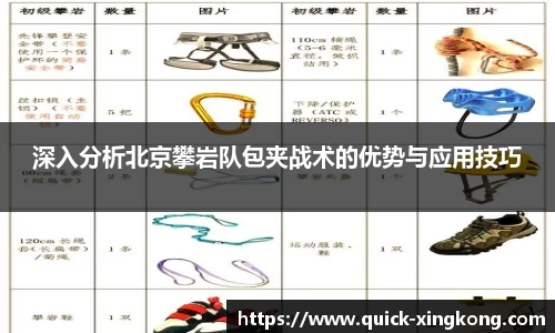 深入分析北京攀岩队包夹战术的优势与应用技巧